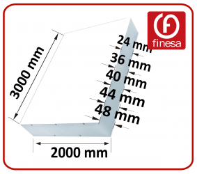 Hőszigetelt PVC szendvicspanel fehér RAL 9003 színű